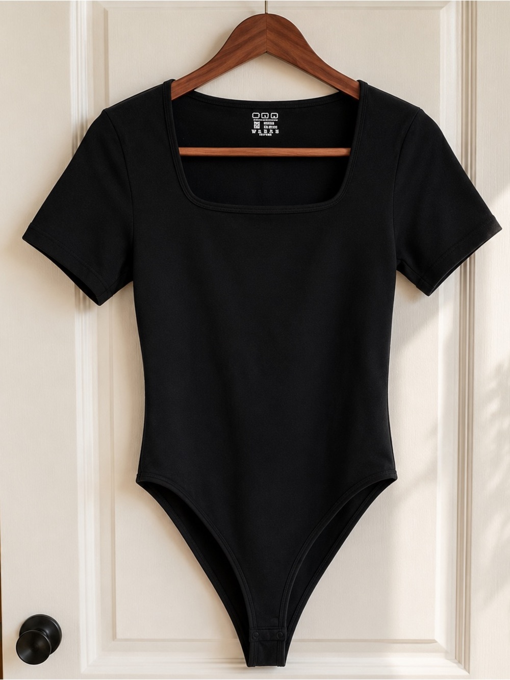 Black Women’s Scoop Neck Bodysuit